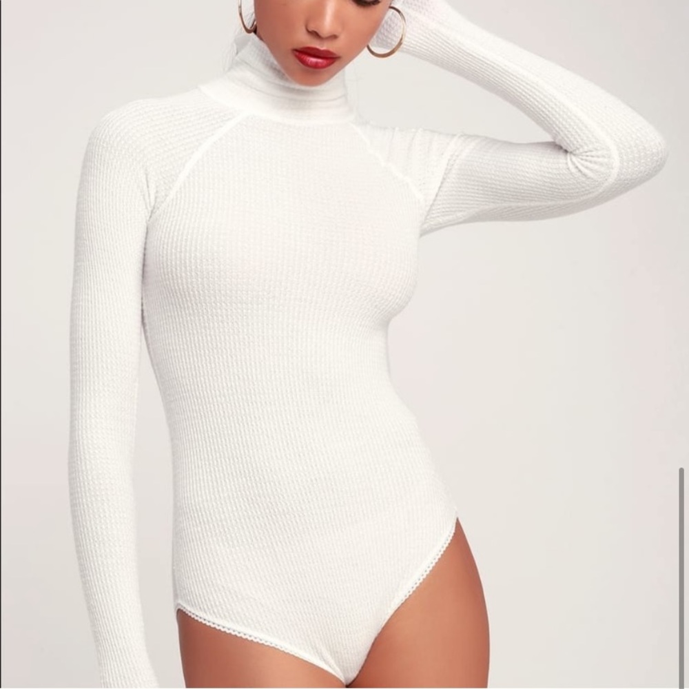 Free People Thermal Turtle Neck Bodysuit